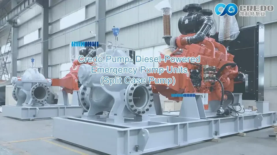 Diesel Powered Emergency Pump Units​ (split Case Pump)