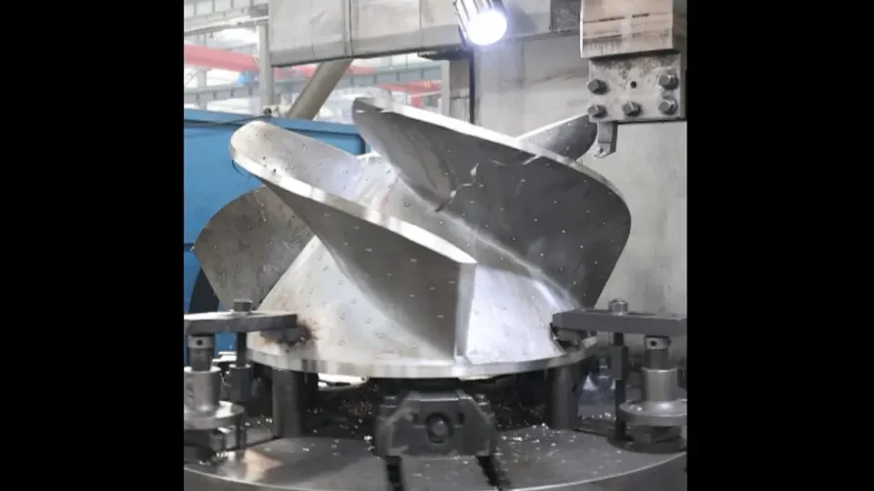 Impeller Machining Vertical Mixed Flow Pump