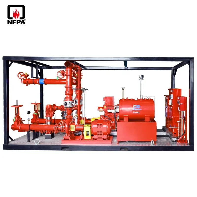 Nfpa20 Fire Pump Skid Mounted System01